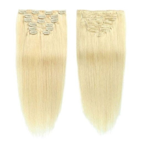 100% Virgin Hair Seamless Clip Ins