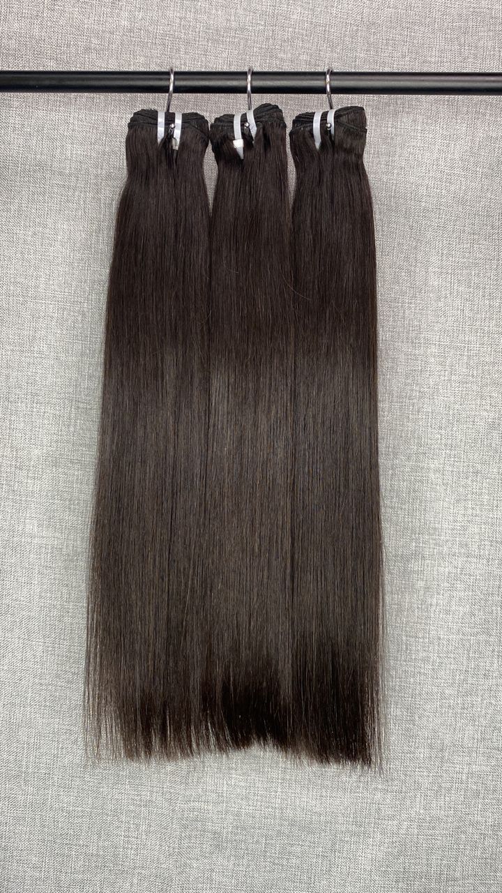 beautiful soft and silky, full from weft to ends does not require trim before styling